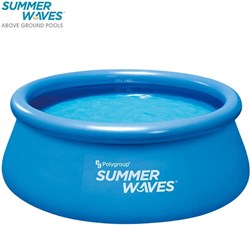 Summer Waves Pool aufblasbar rund 366x76 cm mit Filterpumpe
