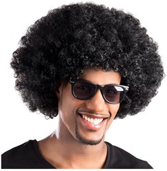 Boland Perücke Afro schwarz Erwachsene - Disco Party Perücke
