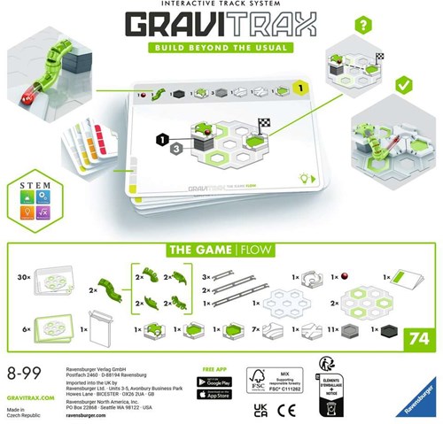 Ravensburger GraviTrax Kugelbahn Flow - STEM Spielzeug Rätselspiel-2