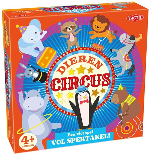 Circus Brettspiel Tiere - buntes Familienspiel für Kinder und Erwachsene