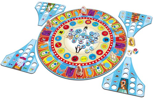 Circus Brettspiel Tiere - buntes Familienspiel für Kinder und Erwachsene-2