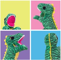 Lumo Stars Kuscheltier Dino T-Rex 15cm - weiches Dinosaurier Plüschtier-3