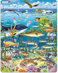 Legpuzzle Tiere Meerestiere Nordatlantik 60 Teile Karton Puzzle