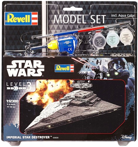 Revell Star Wars Modellbausatz Imperial Star Destroyer - Maßstabmodell 1:12300-2