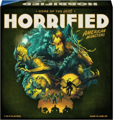 Ravensburger Horrified American Monsters - Strategiespiel kooperativ Brettspiel