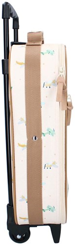 Kidzroom Trolley Kinderkoffer Flugzeuge - Small Talk Kollektion - hellgrau-3