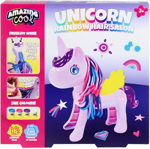 Amazing Cool Einhorn Spielzeug Rainbow Hair Salon für Kinder