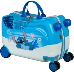 Undercover Stitch Kinder Trolleykoffer Ride-on mit Sitzfunktion