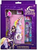 Undercover Kreativset Unicorn Academy Notizbuch lila 8-teilig Geschenk