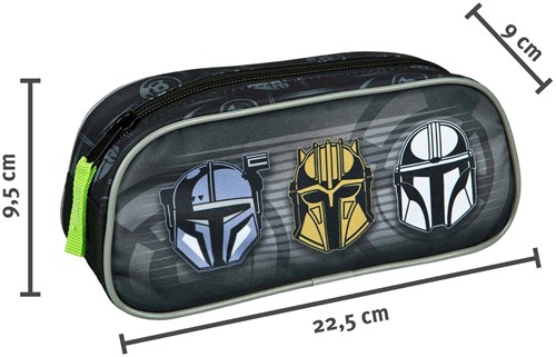 Undercover Star Wars Federmäppchen schwarz grau - Schulzubehör für Kinder-2