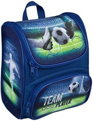 Undercover Rucksack Fußball blau - Kinderrucksack mit Fußballmotiv