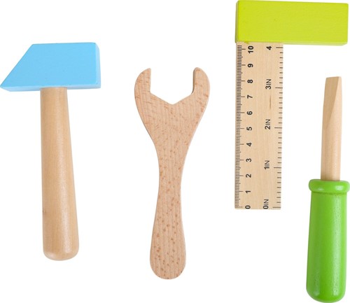 Small Foot Holz Werkzeug-Gürtel für Kinder - Spielzeug Handwerker Set