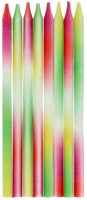 Folat Kerzen Neon Delight Geburtstagskerzen 24 Stück Neonfarben-3