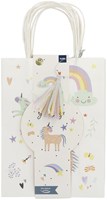 Folat Geschenktüten Einhörner & Regenbögen Papier 6 Stück Party