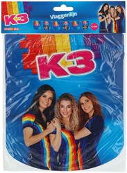 Folat K3 Wimpelkette - Partydekoration - 4 Meter - mehrfarbig Papier