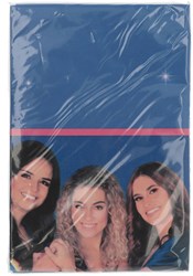Folat K3 Tischdecke blau - Kinderparty Dekoration 130x180cm