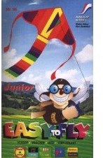 Knoop Kites Drachen Mini Delta Regenbogen mit Schwanz 52x30cm Kinder