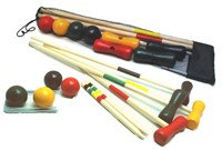 HOT Croquet Spiel 4 Spieler 80 cm Holz im Netz