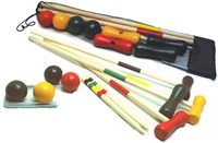 HOT Croquet Spiel 4 Spieler 80 cm Holz im Netz
