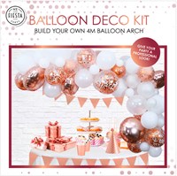 Globos Ballonbogen Set - Partydekoration Roségold Latex 400 cm