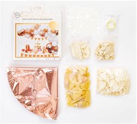Globos Ballonbogen Set - Partydekoration Roségold Latex 400 cm-2