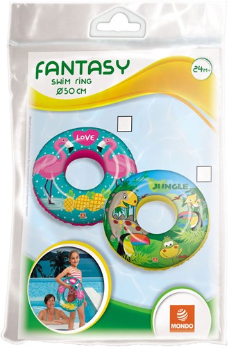 Mondo Schwimmring Fantasy - Schwimmreifen für Kinder und Erwachsene, 50cm