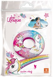 Mondo Einhorn Schwimmring - Aufblasbarer Schwimmreifen 50cm für Kinder