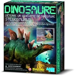 4M KidzLabs Dinosaurier Ausgrabungsset Stegosaurus - Lernspielzeug