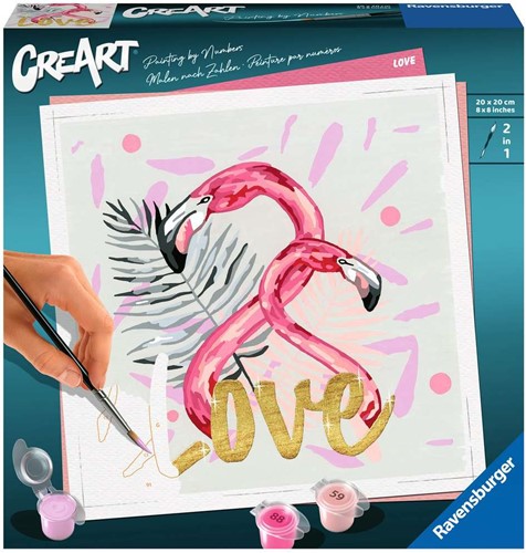 Ravensburger CreArt Love - Malen nach Zahlen für Erwachsene