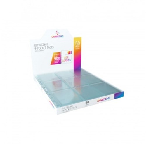 Gamegenic Kartenhüllen 9-Fächer seitlich transparent 50 Stück