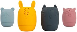 BigJigs Bade-Spielzeug Tiere - Silikon Wasserspielzeug für Babys