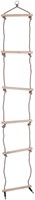 BigJigs Seilleiter Holz Kletterspielzeug - 210 cm - Outdoor Spielzeug