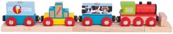BigJigs Holz-Güterzug - Spielzeugzug 38 cm