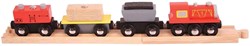 Bigjigs Holz-Güterzug Spielzeugeisenbahn BJT182 kompatibel