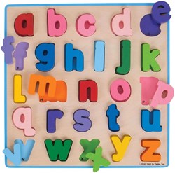 Bigjigs Chunky Alphabet Puzzle Kleinbuchstaben