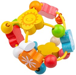 BigJigs Aktivitätsball Baby - sensorisches Holzspielzeug