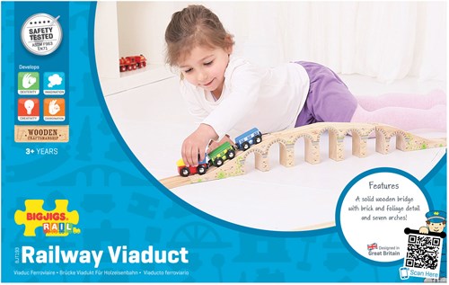 Bigjigs Eisenbahn-Viadukt