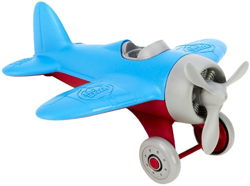 Green Toys Flugzeug blau - nachhaltiges Spielzeug Flugzeug für Kinder-3