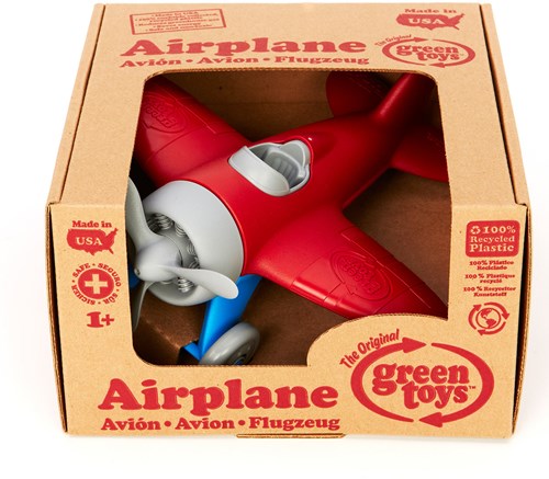 Green Toys Flugzeug Rot