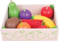 BigJigs Holzspielzeug Früchte Box - Obstset für Kinder-2