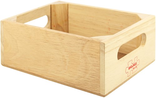 BigJigs Holz Spielzeug Kiste - Spielküche Zubehör