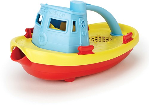 Green Toys Tugboat - Blau