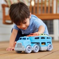Green Toys Autotransporter blau inkl. 3 Autos-2