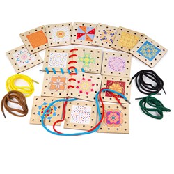 Bigjigs Schnürsenkel-Fliesen