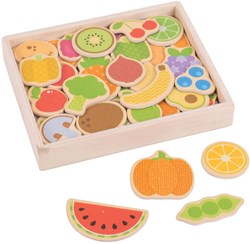 Bigjigs Obst und Gemüse Magnete