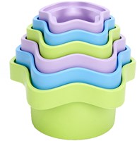 Green Toys Stapelbecher nachhaltiges Badespielzeug blau-3