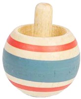 BigJigs Holz Kreisel Spielzeug klassisch bunt-2