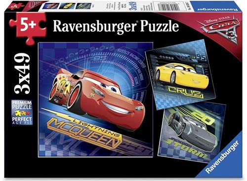 Ravensburger 3 Puzzles - Cars 3 - 49 Teile