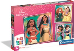 Clementoni Puzzle Disney Princess 3x48 Teile bunt Karton