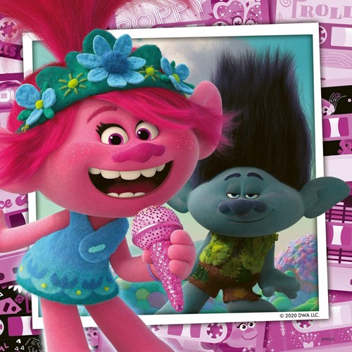 Ravensburger 3 Puzzles - DreamWorks - Trolls World Tour - 49 Teile
